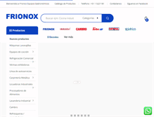 Tablet Screenshot of frionox.com